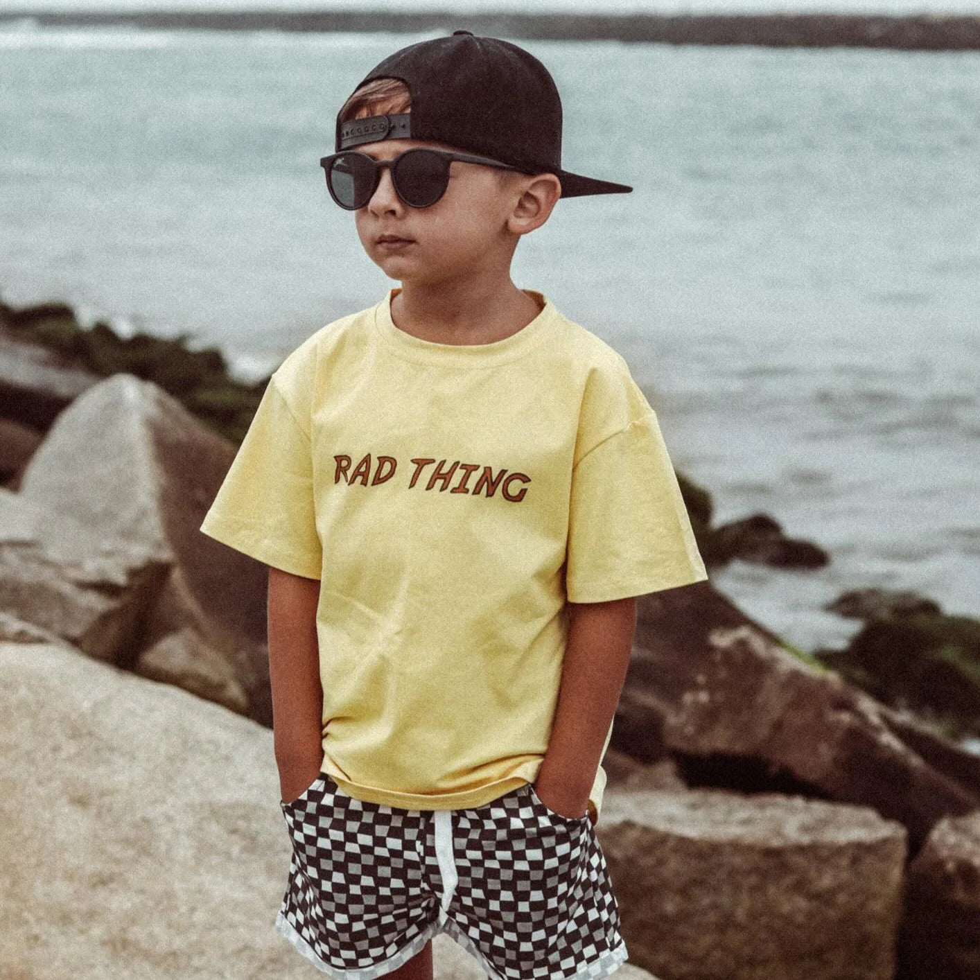 RAD THINGS YELLOW TEE