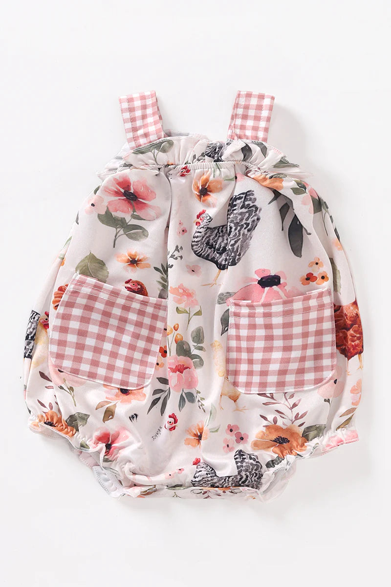 FLORA BUBBLE ROMPER (0-3M)