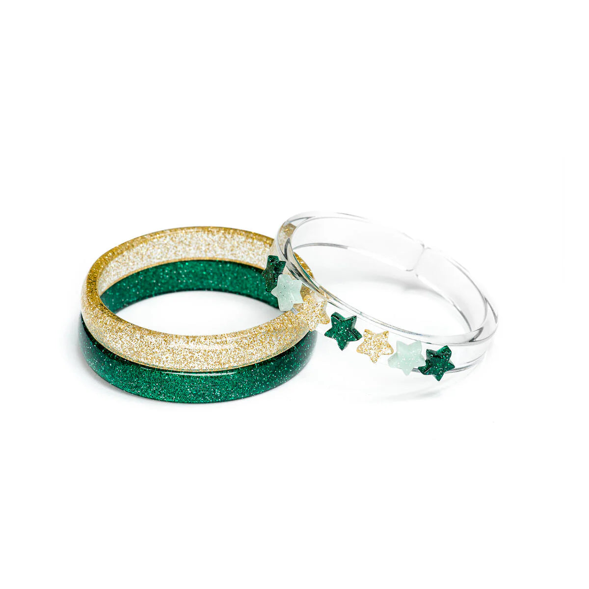 STARS GREEN, MINT & GOLD BRACELETS