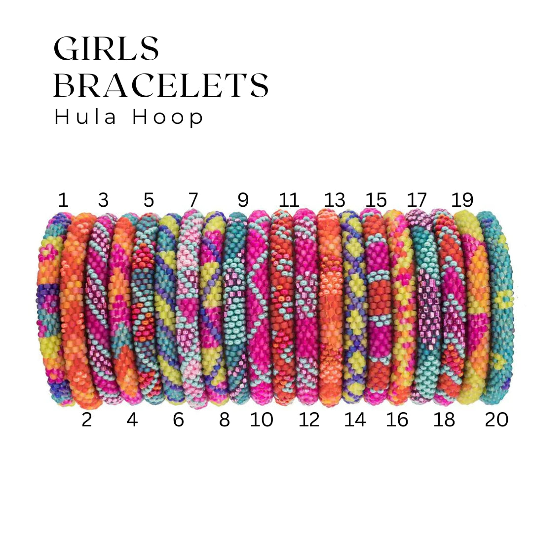 HULA HOOP GIRLS BRACELETS