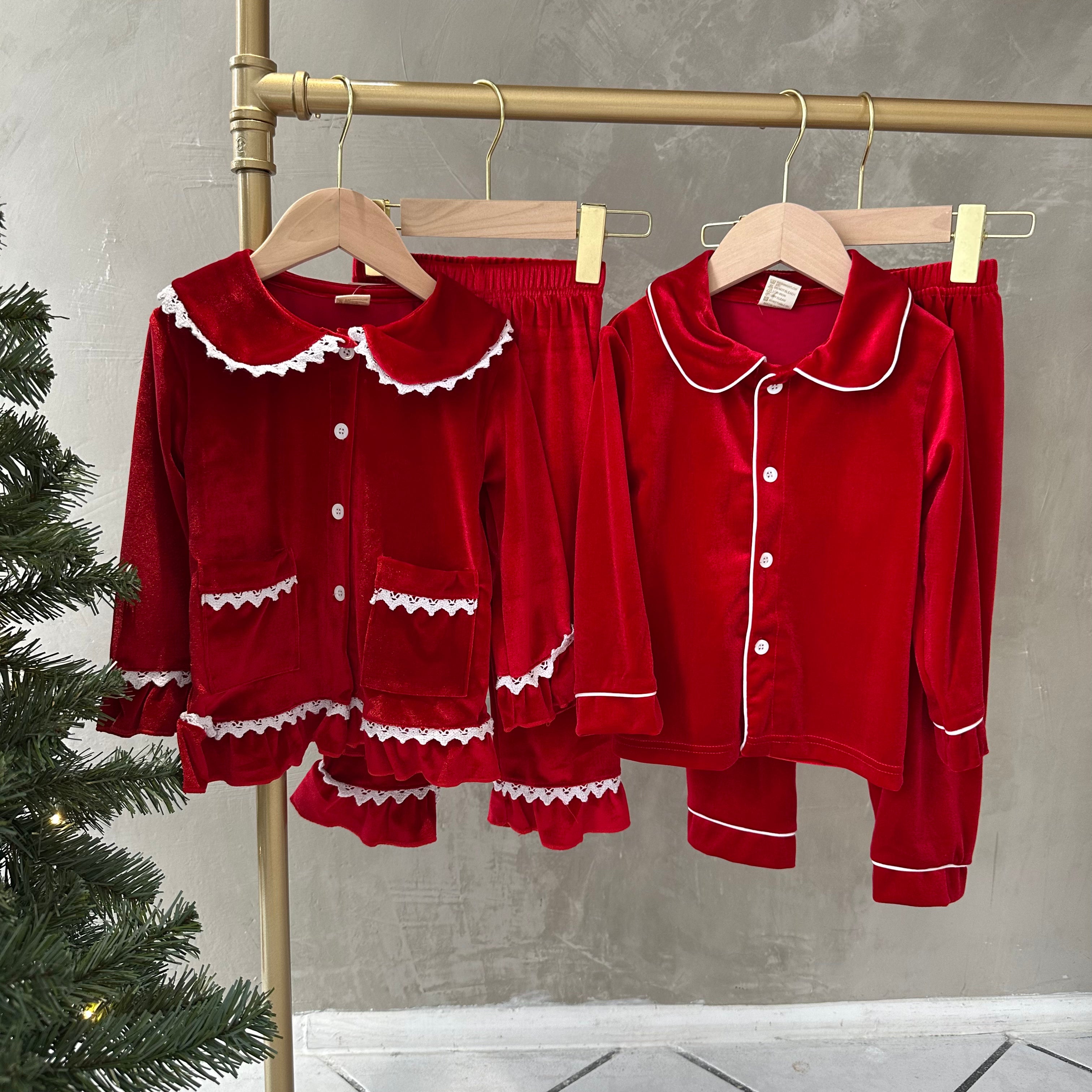 VELVET CHRISTMAS GIRL SET PJS