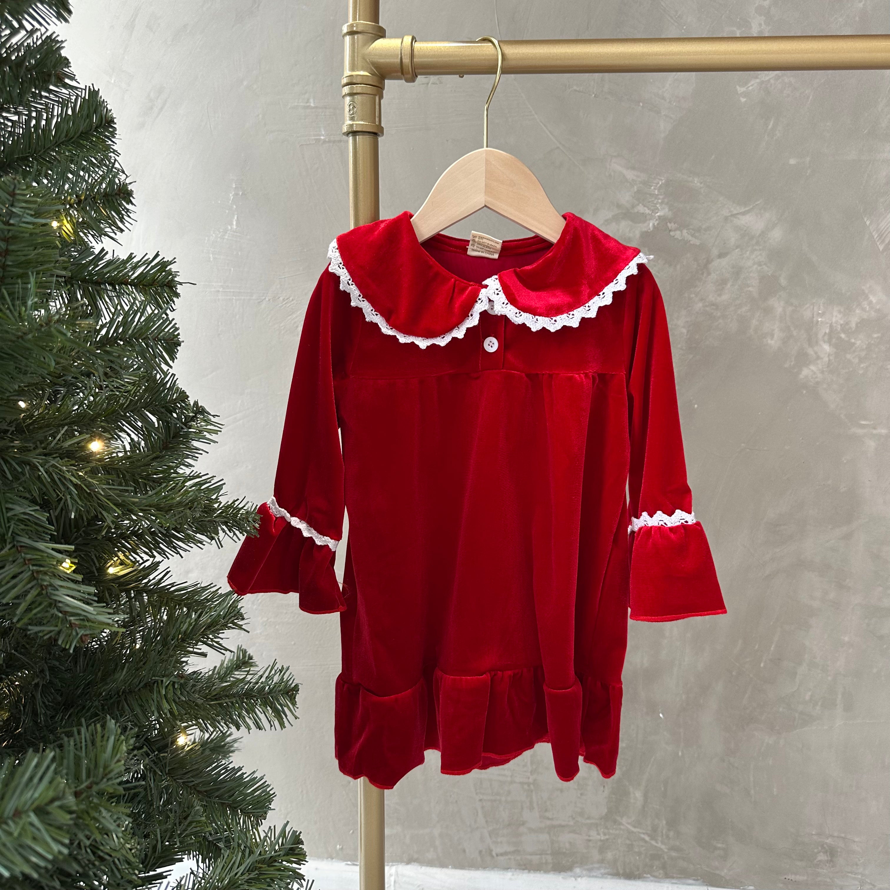 VELVET CHRISTMAS GOWN