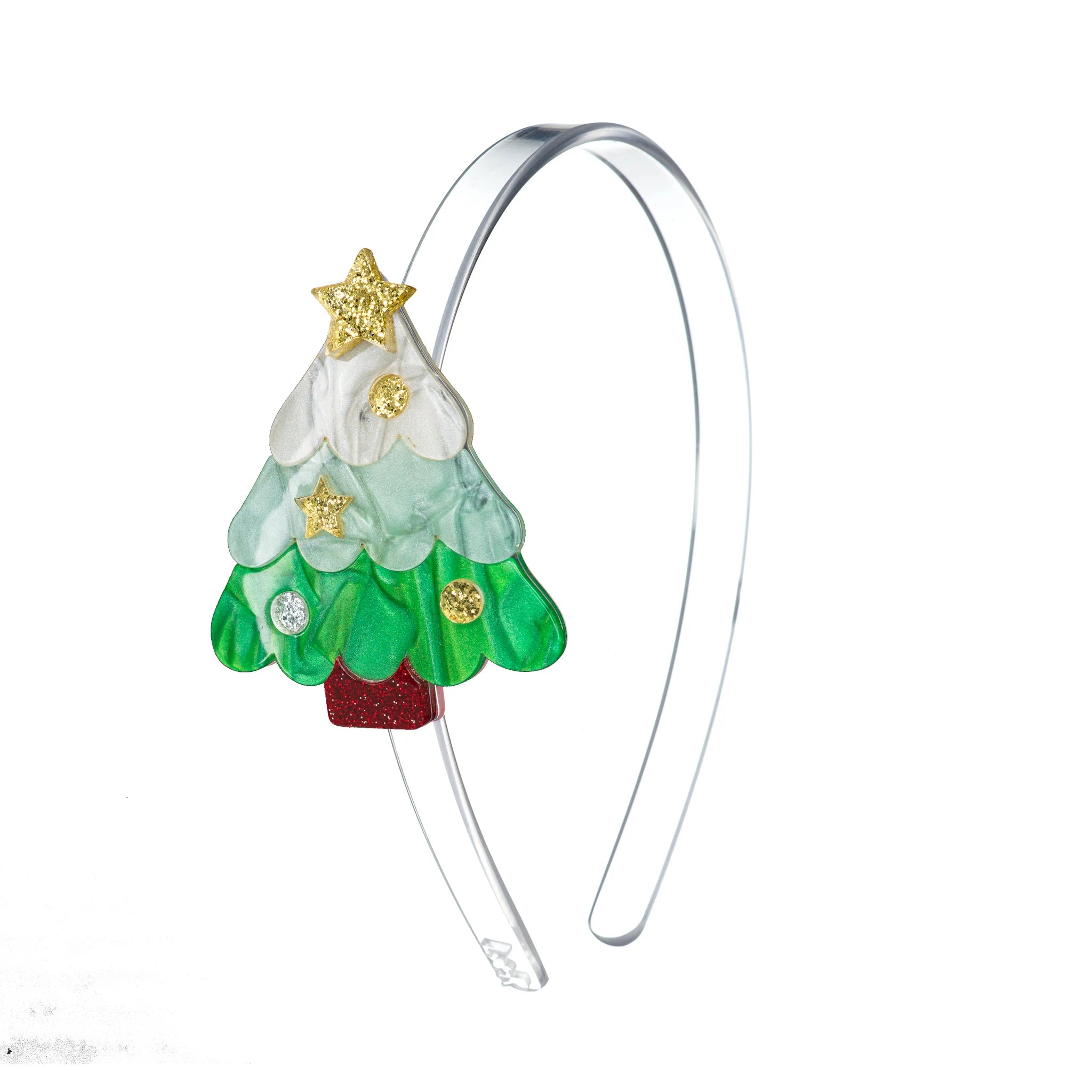 CHRISTMAS TREE PEARLIZED HEADBAND