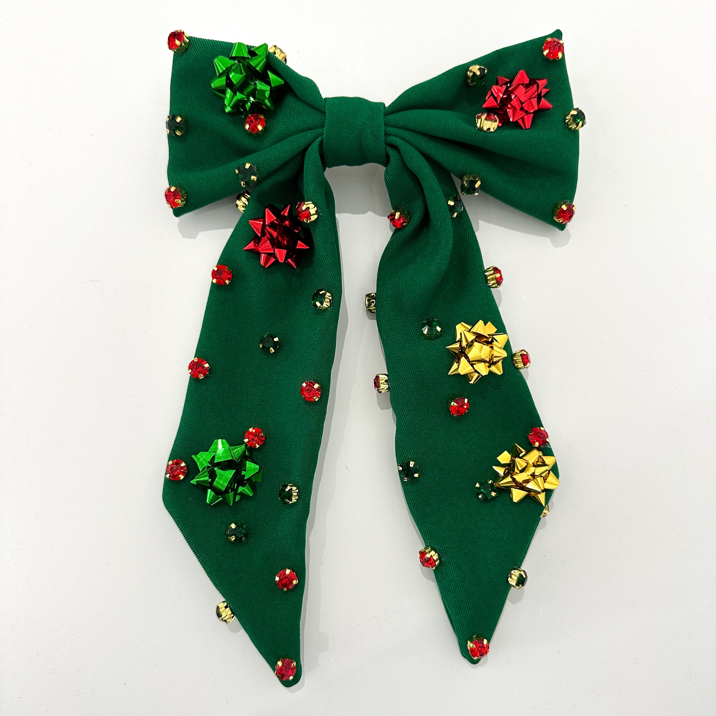 GREEN CHRISTMAS BOW