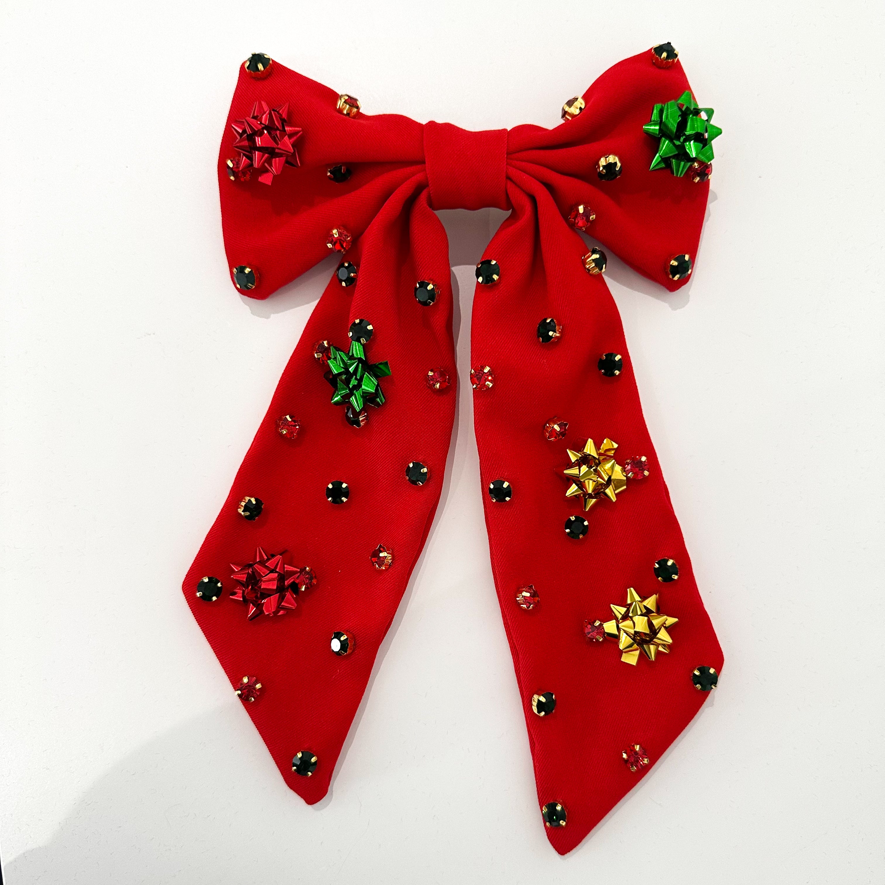 RED CHRISTMAS BOW