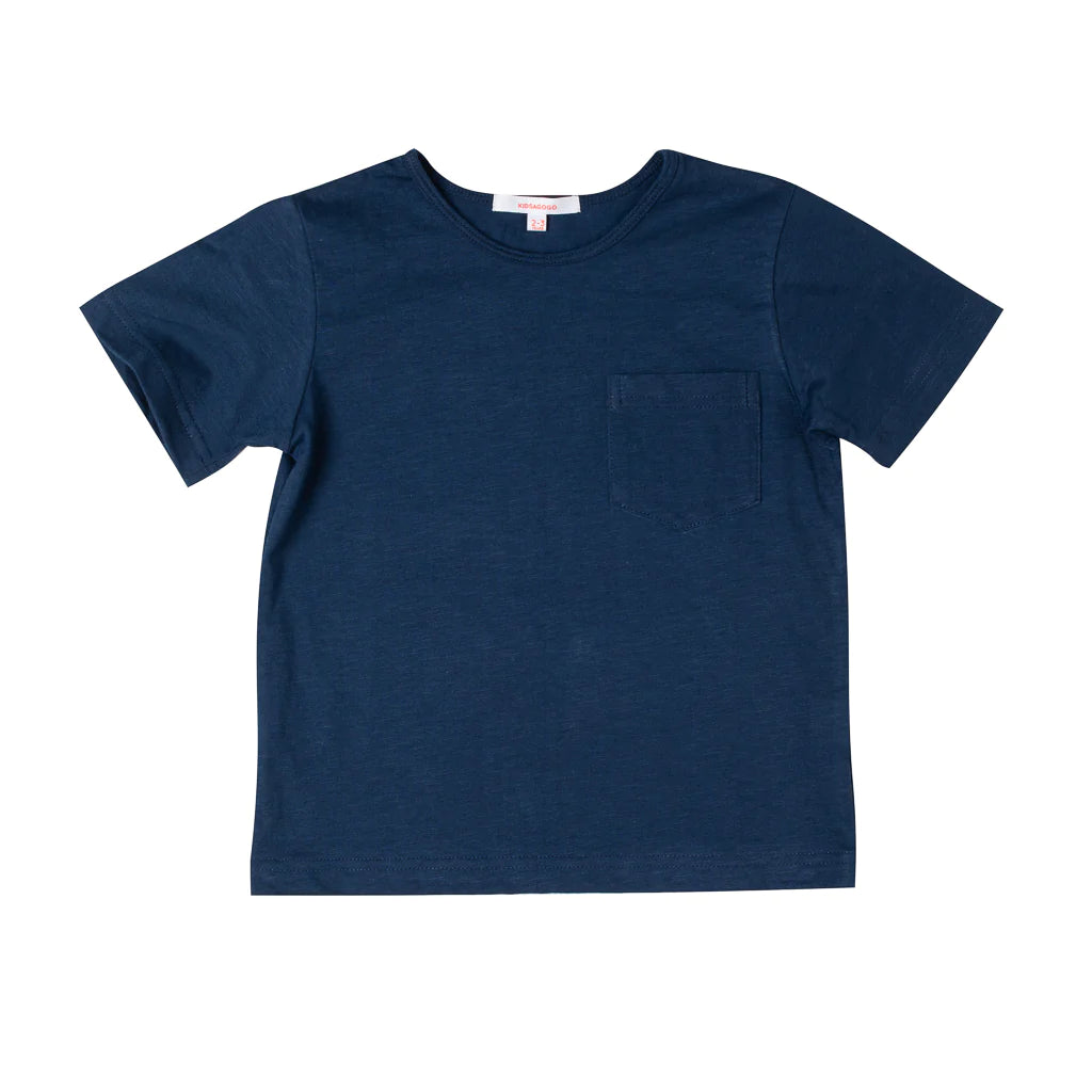 MAURICIO NAVY POCKET TEE